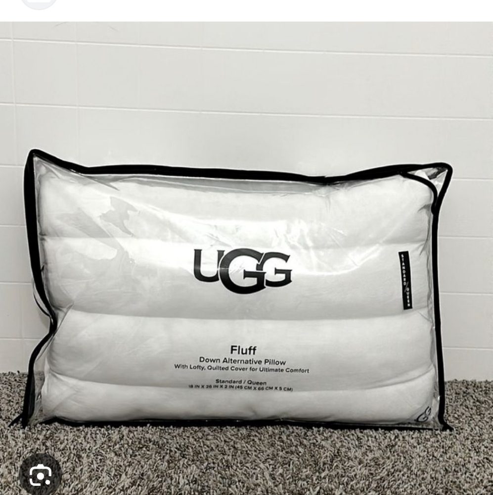 ISO!!! ISO!!! ISO!!! ISO!!!UGG Fluff Pillow - White and Black Trim